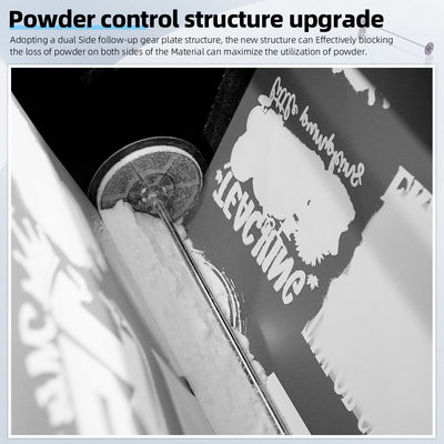 DTF Powder Shaker 30cm Machine with Paper Receiver Traction Type
