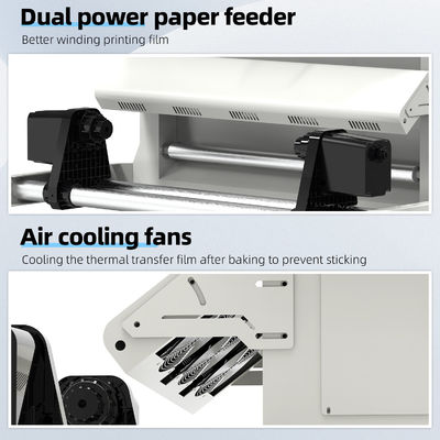 80cm DTF Shaker Dryer 4.5KW Automatic Synchronized Material Collection System