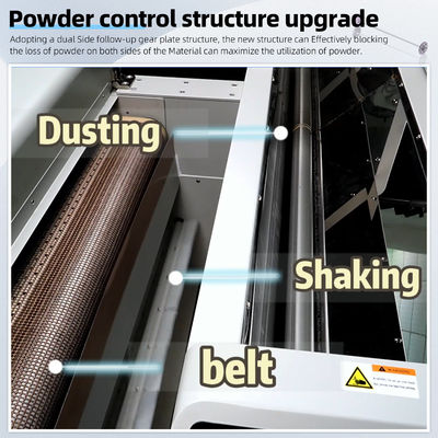 80cm DTF Shaker Dryer 4.5KW Automatic Synchronized Material Collection System
