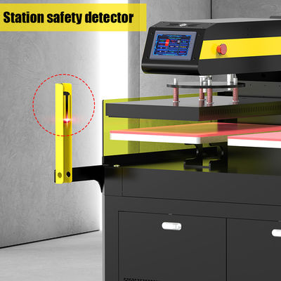 Two-station infrared positioning fully automatic DTF film heat transfer machine