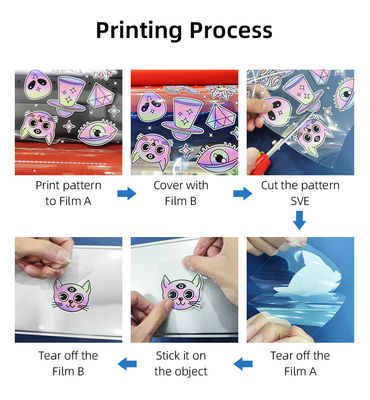 A1 All In One UV DTF Printing Machine Transfer Sticker Printer With Laminator