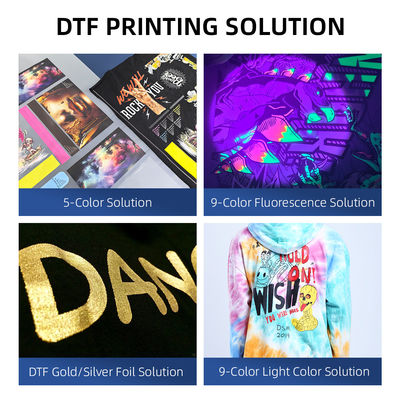 60cm A1 DTF Printer Machine 1KW Two Stage Heating Effective Color Fixation
