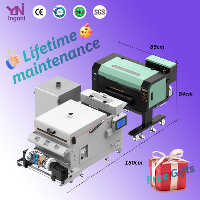 A3 DTF Printer With Powder Shaking And Drying EPSON i1600-A1*2 Print Heads