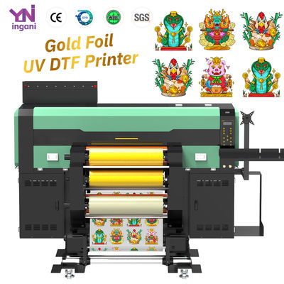 Golden Supplier Impresora UV DTF I3200 Head A1 UV DTF Printer with Gold Foil 60cm