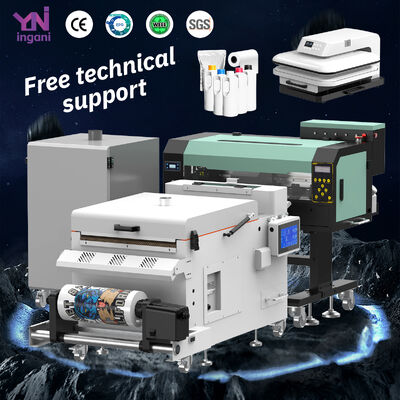 Ingani New Dtf Drucker Pet Film t Shirt Printing Machine 30 cm Automatic 12 Inch I1600 2 Head Dtf Printer With Powder Shaker