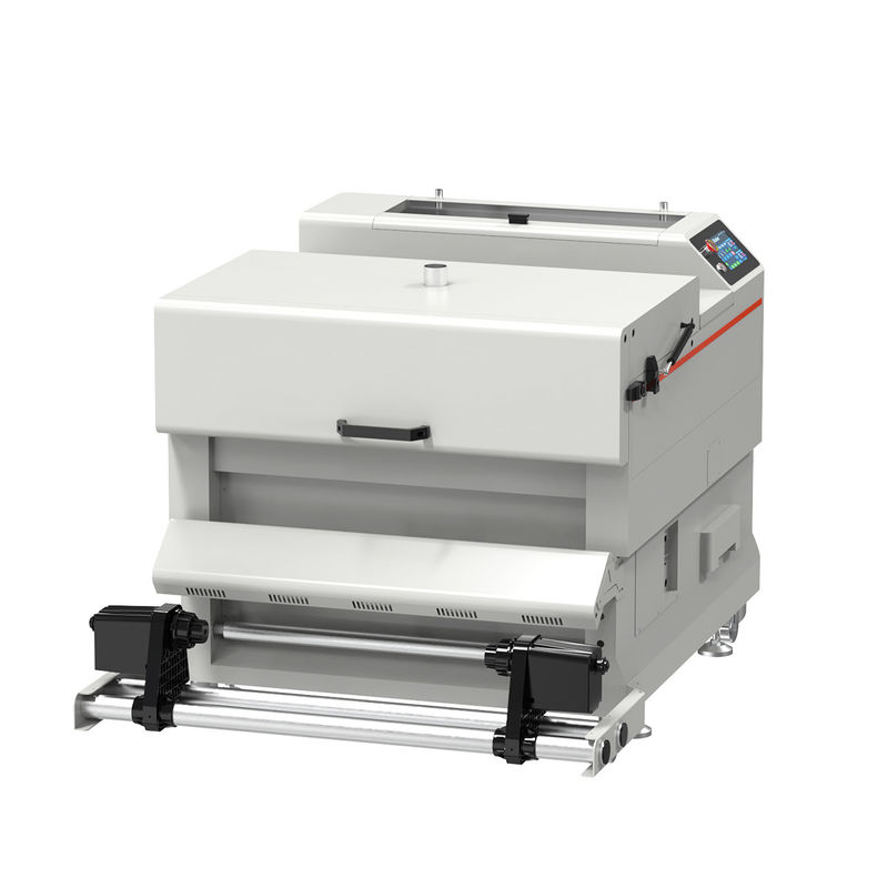 DTF Powder Shaker Machine 80cm film width Three Stage Heating For Tshirt