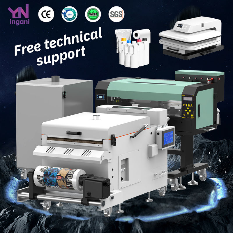 RIP Software 30CM DTF Printer With Powder Shaking And Drying