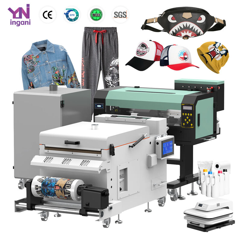 Ingani A3 DTF Printer Printing Machine 30cm Dual I1600 Head DTF Printer With Powder Shaker DTF Printer Pro Color